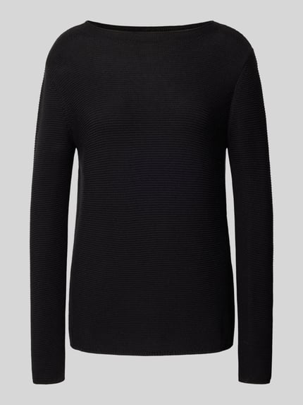 Marc O'Polo Regular Fit Strickpullover aus reiner Baumwolle Black 2