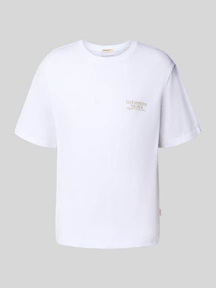 JACK & JONES T-shirt z nadrukiem z napisem model ‘HYDRA PHOTO’ Biały 2