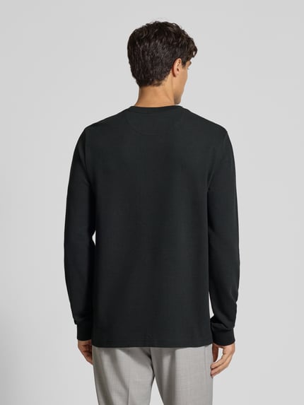 Christian Berg Men Pullover mit Label-Patch Black 5