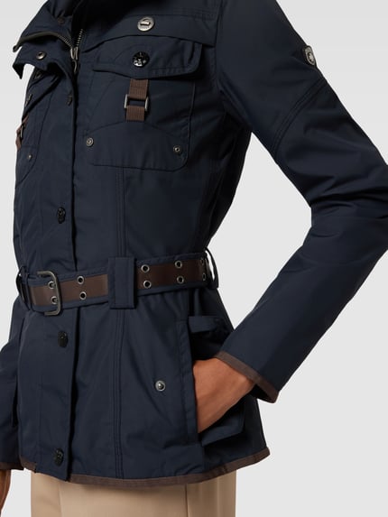 Wellensteyn Shaped Fit Jacke mit Taillengürtel Modell 'CHOCANDY' Marine 6