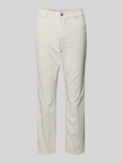 ANGELS Spodnie o skróconym kroju regular fit model ‘Leni’ Gliniany 2