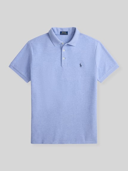 Polo Ralph Lauren Koszulka polo z czystej bawełny o kroju regular fit Jasnoniebieski melanż 2