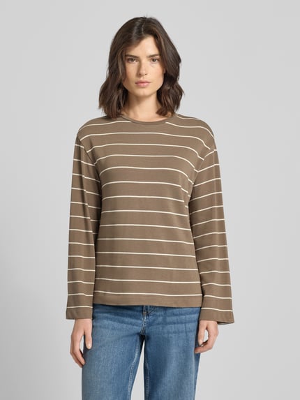 ARMEDANGELS Longsleeve aus Baumwoll-Mix Modell 'MARYNAA' Taupe 4