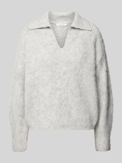 Loose fit gebreide pullover met wol model ‘Pelsie’ Shop The Look MANNEQUINE