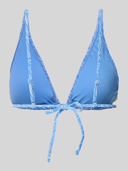 Shiwi Bikinitop met vetersluiting aan de achterkant, model 'Amy' Blauw - 3