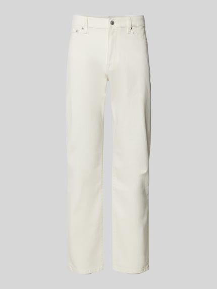 Tommy Hilfiger regular fit jeans van katoenmix model 'DENTON' Offwhite - 2