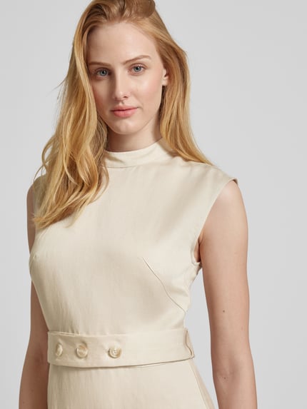 IVY OAK Maxikleid aus Leinen-Lyocell-Mix Modell 'MANILA' Beige 3