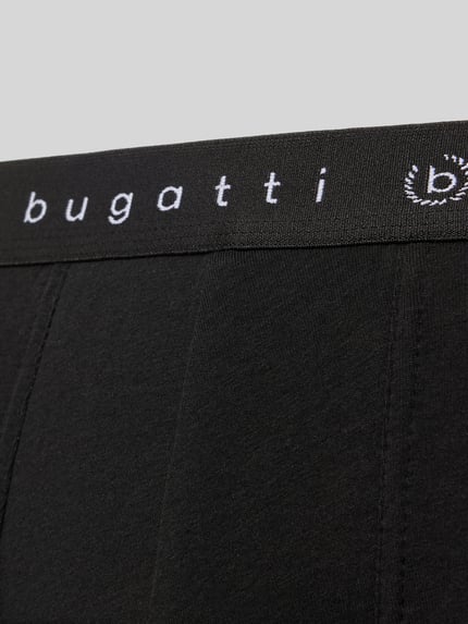 bugatti Pants mit elastischem Logo-Bund im 3er-Pack Black 2