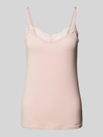 SKINY Pyjama mit Spitzenbesatz Rose 1