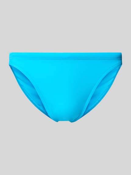 HOM Zwembroek in effen design, model 'SEA LIFE' Turquoise - 1