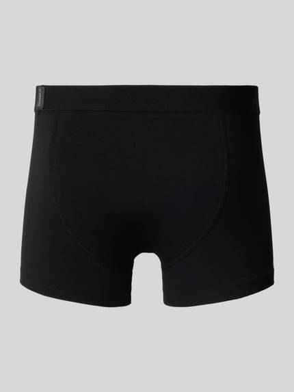 Bread & Boxers Trunks mit elastischem Bund im 3er-Pack Black 3