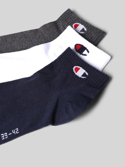 Champion Socken mit Logo-Detail Modell 'QUARTER' im 3er-Pack Marine 2