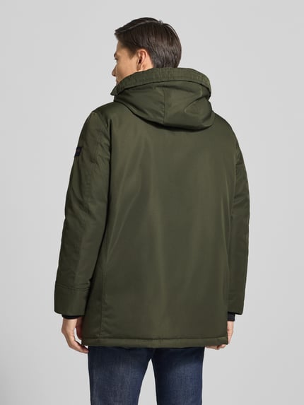 MCNEAL Parka z kapturem i kieszeniami z patką model 'J-HUNT' Oliwkowy 5