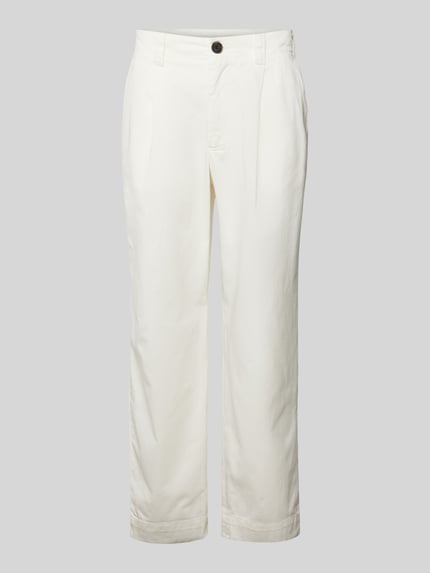 Regular Fit Bundfaltenhose mit Eingrifftaschen Modell 'HALDEN' Shop The Look MANNEQUINE