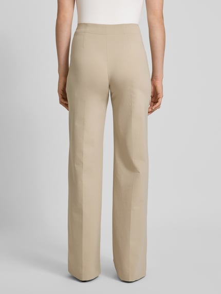 DRYKORN Straight leg stoffen broek met bandplooien Offwhite - 5