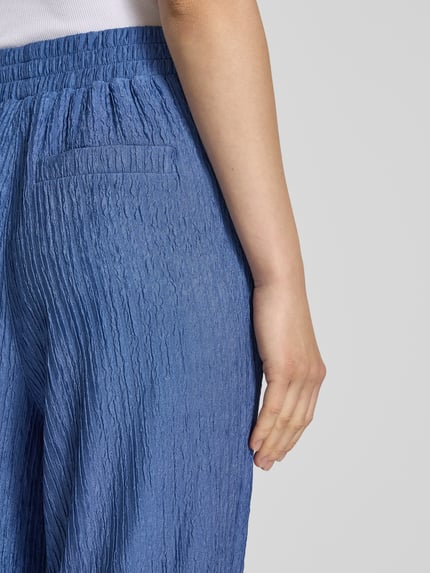Colourful Rebel Stoffhose mit elastischem Bund Modell 'Melody' Rauchblau 3