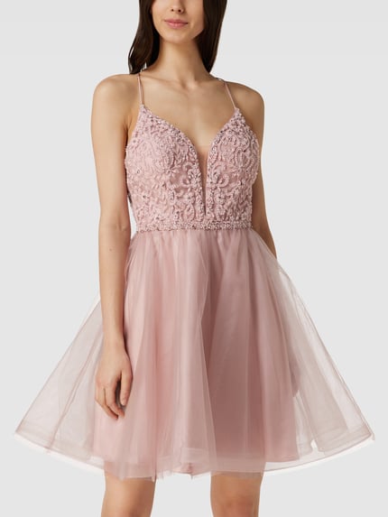 Laona Cocktailkleid mit Ziersteinbesatz Rose 4