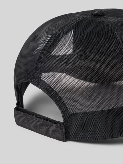 BOSS Cap mit Strukturmuster Modell 'ZED' Black 3