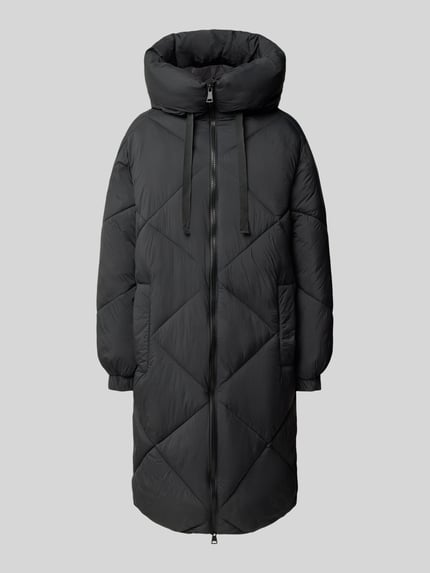 Jake*s Casual Puffer Coat mit Zweiwege Reißverschluss Black 2