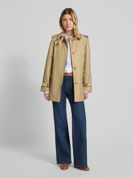 Lauren Ralph Lauren Trencz z pagonami i paskiem Piaskowy 1