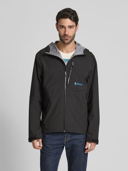 Cotopaxi Kurtka przeciwdeszczowa z nadrukiem z logo Czarny 4