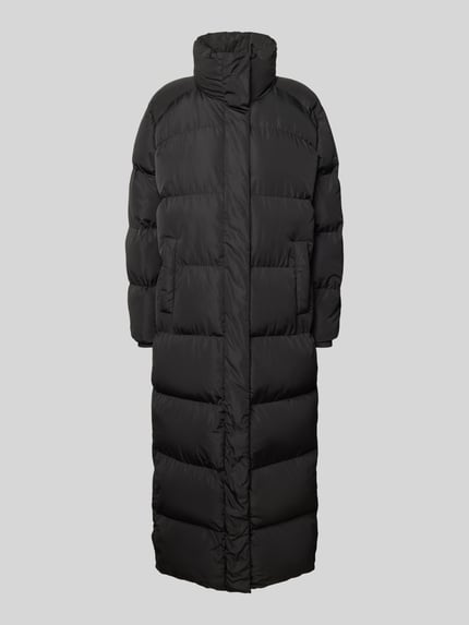 Superdry Doorgestikte mantel met opstaande kraag Zwart - 2