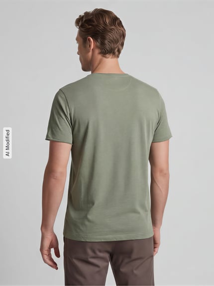 MCNEAL T-Shirt mit V-Ausschnitt Lind 5