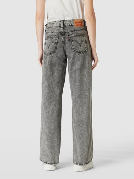 Levi's® Straight Leg Jeans im 5-Pocket-Design Modell 'SUPERLOW' Anthrazit 5