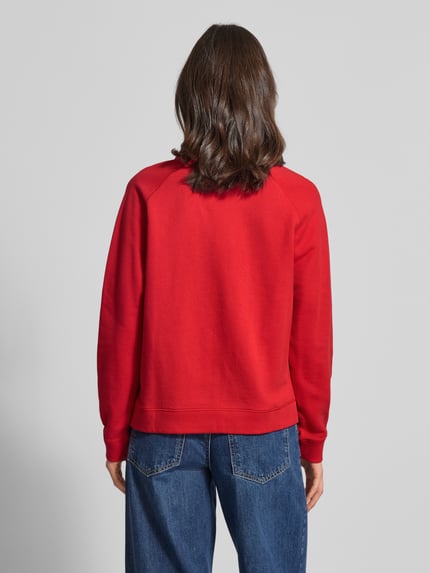 Marc O'Polo DENIM Regular fit sweatshirt van puur katoen Rood - 5
