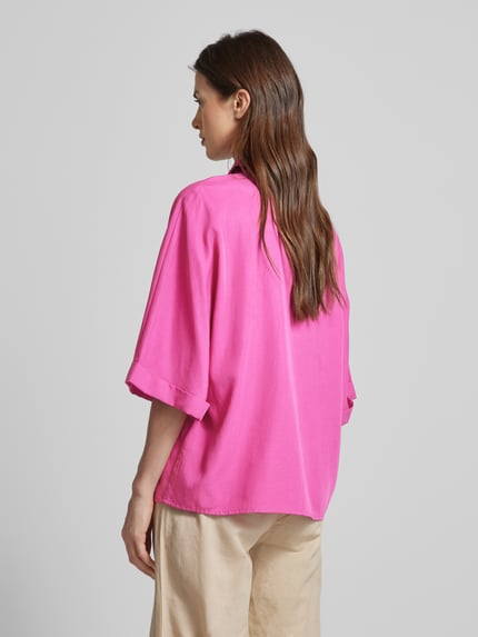 Jake*s Collection Blouse met 3/4-mouwen Felroze - 5