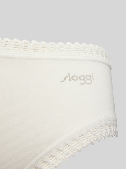 Sloggi Figi z obszyciem z koronki w zestawie 3 szt. model ‘GO’ Złamany biały 2