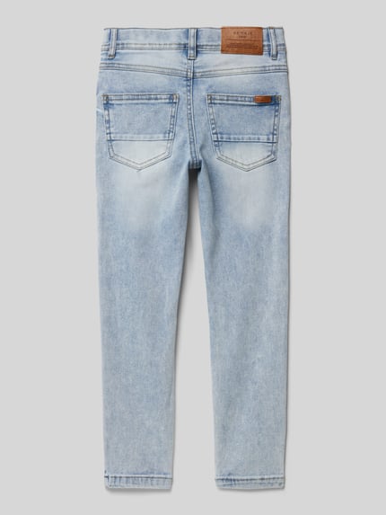NAME IT Slim fit jeans met viscose, model 'THEO' Lichtblauw - 3
