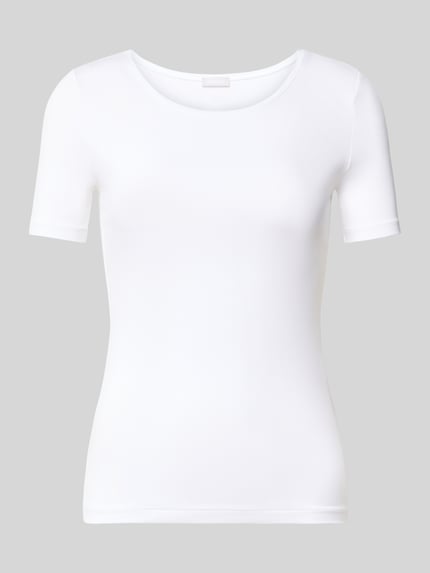 HANRO T-shirt met ronde hals, model 'SOFT TOUCH' Wit - 1