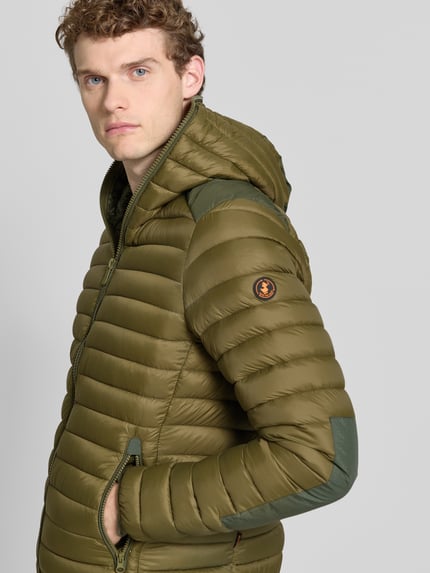 Save The Duck Steppjacke mit Zweiwege-Reißverschluss Modell 'JELEP' Oliv 3