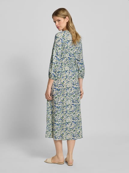 Marc O'Polo DENIM Freizeitkleid aus Viskose-Baumwoll-Mix Royal 5