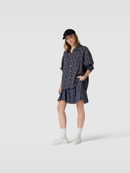 Kenzo overhemdblouse met knoopsluiting Donkerblauw - 1