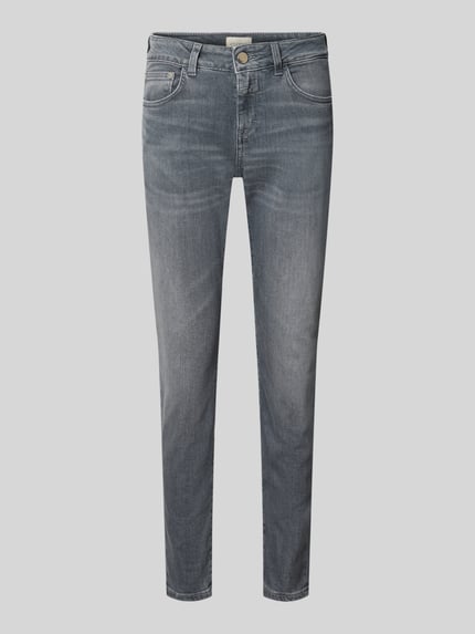 Slim fit jeans van katoenmix model 'Baker' Shop The Look MANNEQUINE