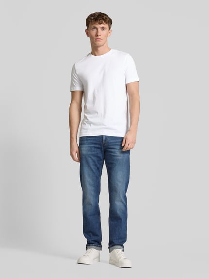 Christian Berg Men T-shirt met ronde hals Wit - 1