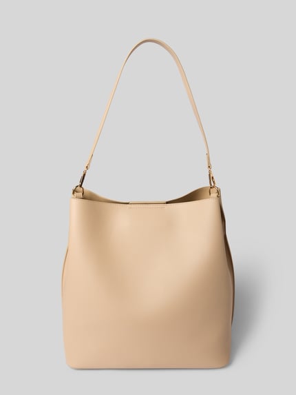Seidenfelt Torba hobo z imitacji skóry model ‘Nelma’ Beżowy 4
