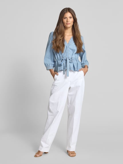 Tommy Hilfiger Relaxed fit chino van puur katoen Wit - 1