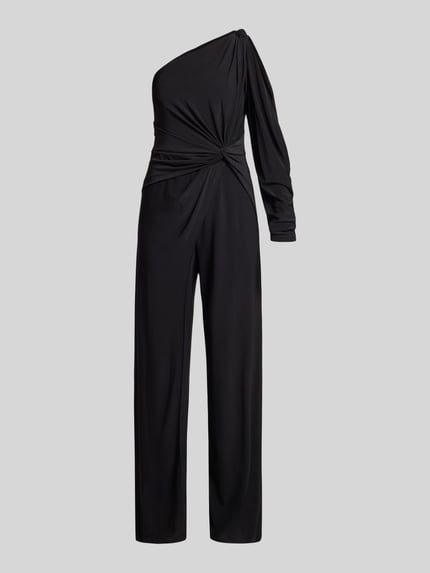 Adrianna Papell Jumpsuit mit Knoten-Detail Black 2