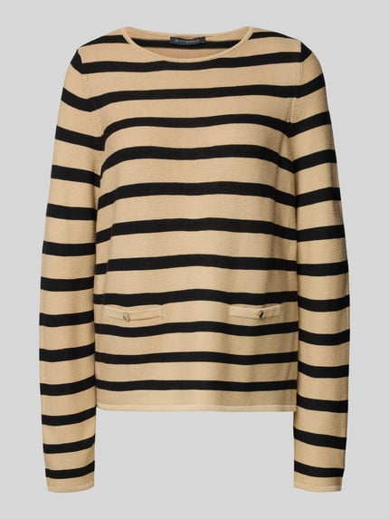 Betty Barclay Strickpullover mit Ziertaschen Beige 2