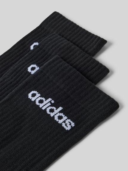 adidas Sportswear Sokken met labelprint in een set van 3 paar Zwart - 2
