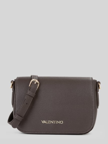 Valentino Bags Schoudertas met logodetail model 'BRIXTON' Donkerbruin - 1