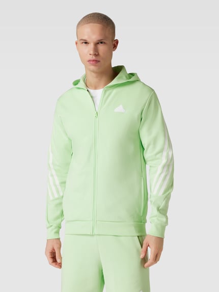 adidas Sportswear Sweatjack met capuchon Lichtgroen - 4