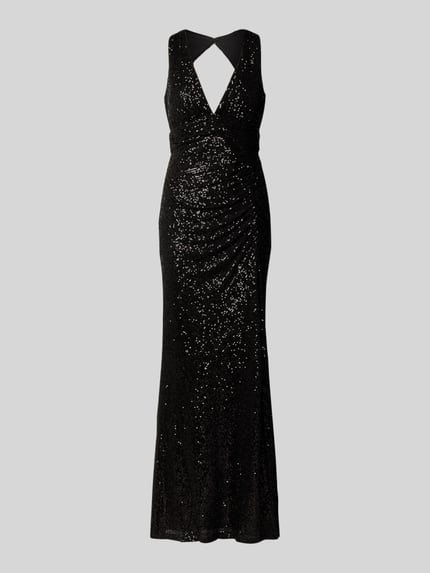 Jake*s Cocktail Abendkleid mit V-Ausschnitt Black 2