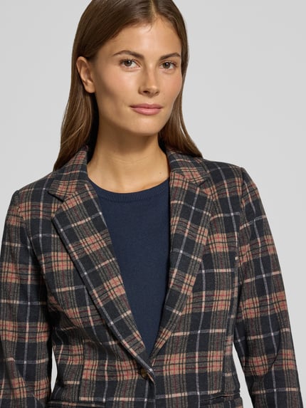 ICHI Żakiet z kieszeniami z wypustkami model 'KATE' Granatowy 3