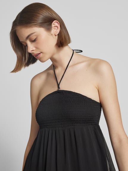 NOISY MAY® Maxikleid im Stufen-Look Modell 'FAIRY' Black 3