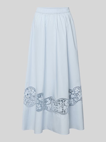 Midirok met ajourwerk model 'Redu' Shop The Look MANNEQUINE