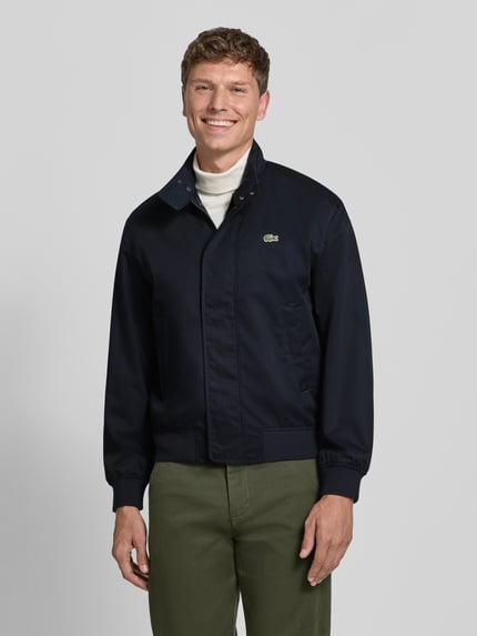 Lacoste Blouson mit mit Baumwoll-Anteil Modell 'HARRINGTON BLOUSON' Dunkelblau 4